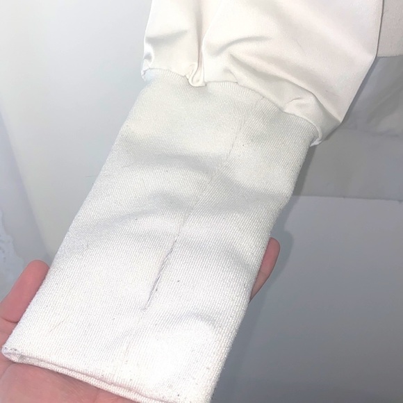 KF/KaufmanFranco Collective White Cropped Faux Fur Hood Jacket - Picture 5 of 11